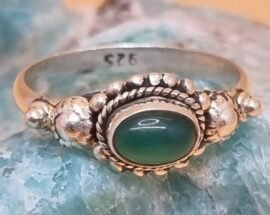 L’onyx vert.