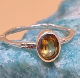 Bague citrine.