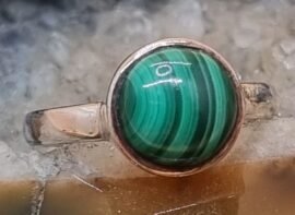 Bague Malachite .